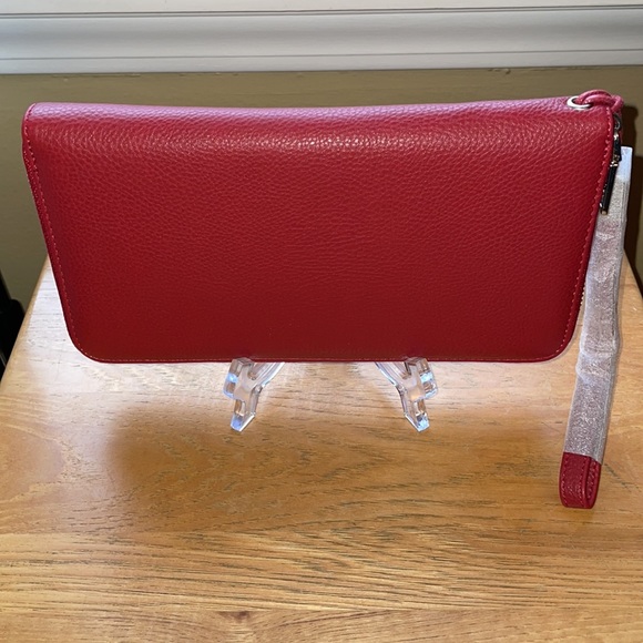 Red Zippy Wristlet/Wallet NWT 9”x5” - Picture 2 of 6